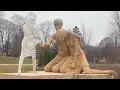 Sad Madison Grayeyard Statue Girl Child Memorial Resurrection Cemetery Madison Wisconsin