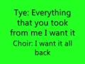 I Want It All Back Tye Tribett