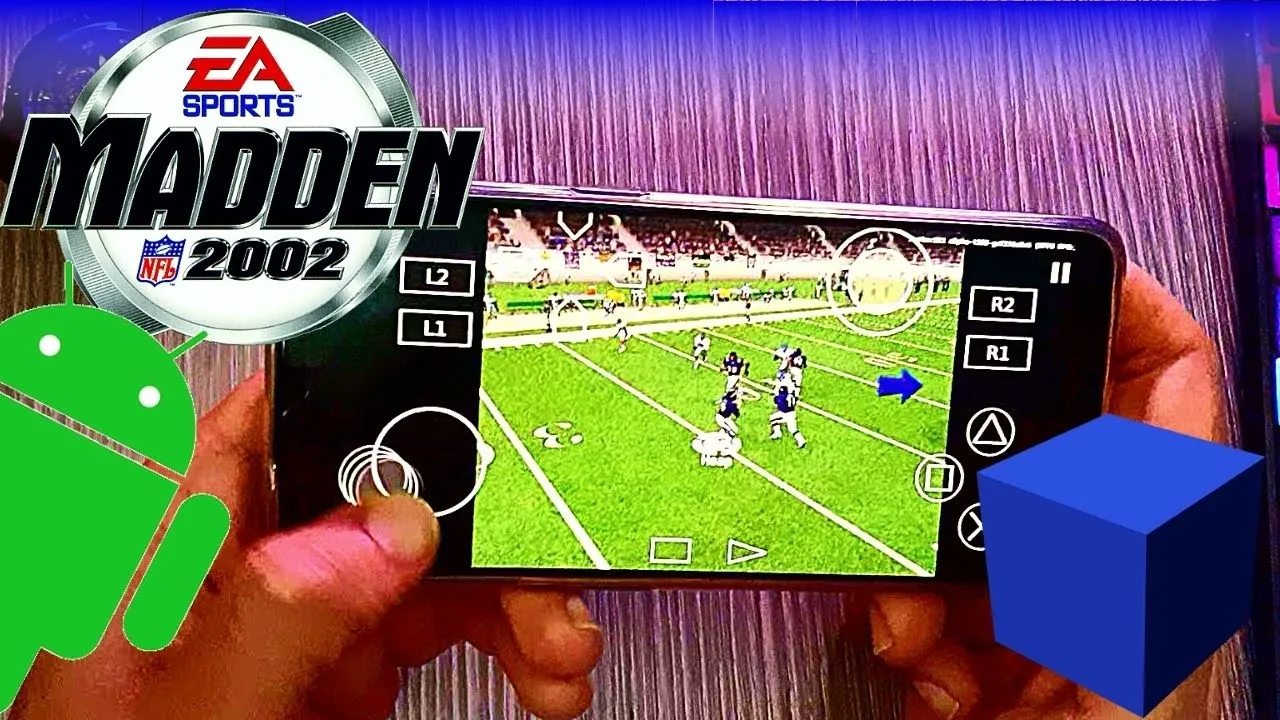 Madden NFL 2002 - PS2 Emulator Android Gameplay - Aether SX2 APK - Madden NFL 2002 - Mobile 2022