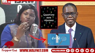 DPG AL AMINE LO : Marie Rose Énumére les questions sans Reponse que le PM a évité