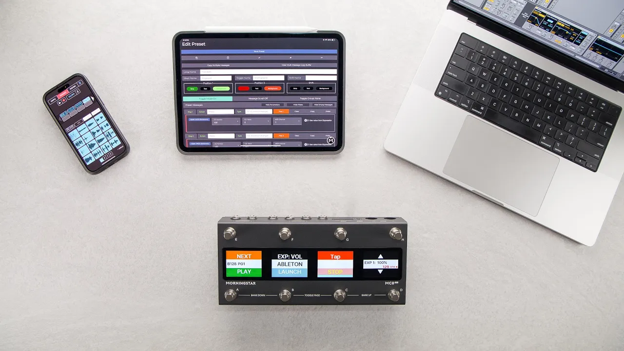 Morningstar Engineering MC8 PRO MIDI Foot Controller - Vintage King