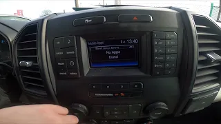 How to Manage Apps in Ford F150 XIII Gen 2014 - now Find and Manage Apps