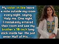 New Emotional English Story of Sister In Law HEART TOUCHING STORY Latest Novel Real Tales