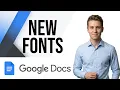 How to Add Custom Fonts to Google Docs - Use More Fonts Library