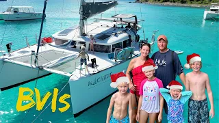 Christmas in the BVIs – 2nd Victron Quattro Inverter DIES – Family Sailing Around the World  (🎥44)