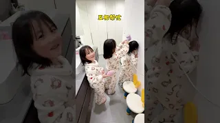 一年级小学生睡前自律一小时 #三胞胎 #家有萌娃 #vlog #爸爸带娃 #lovelybaby #lovely #cute #funny #搞笑 #sister #family #girls