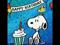 Happy Birt ay - Snoopy Theme