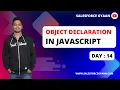 Objects in Javascript - Part 14 HTML CSS Javascript LWC Salesforce Gyaan