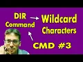 DIR Command Wildcard Character in Windows CMD Prompt Bangla Tutorial Part 3