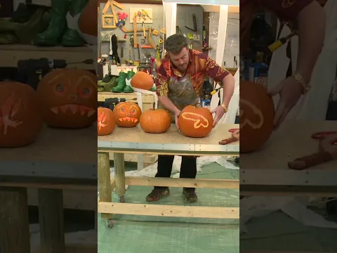Raise your pumpkin carving game with Ricky... and some power tools! 🎃