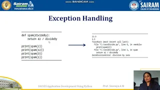 Lecture 18CS55 Module1 Python Basics Functions 3 Sowmya