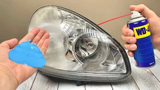 apply this to your foggy headlights and see what happens restore shine to headlights