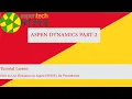 Tutorial Lesson Part 2 How to Use Dynamics in Aspen HYSYS Be ProSoftware