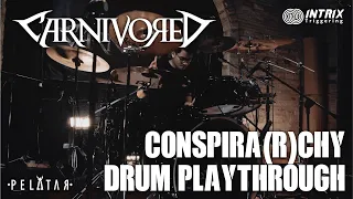 CARNIVORED "Conspira(r)chy" | Official Drum Playthrough by YUNAN HELMY