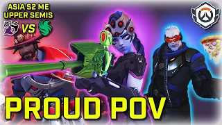 Proud POV One of the MOST INSANE Widow Performances Poker Face vs Team Falcons OWCS