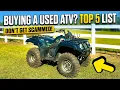 Top 5 Simple Tips Before Buying A Used ATV - Don t Get Scammed