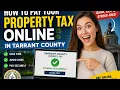 How to pay your property tax online in Tarrant County