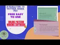 INTRODUCTION TO PATTERN MAKER EASY TO USE ONLINE PATTERN MAKING for beginners