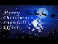 Christmas Snowfall Effect using Particles js How to use particles js