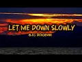 Lagu Let Me Down Slowly - Alec Benjamin (Lyrics) - Slowed x Reverb 