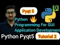 Python Pyqt5 Tutorial 2 Convert ui file to py file
