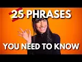 Lagu 25 Phrases to Master Everyday Spanish Conversations