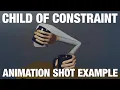 Child Of Constraint Shot Example Blender Rigging For Animation