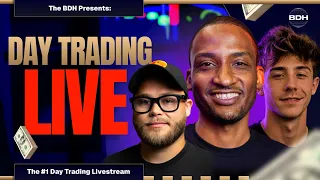DAY TRADING LIVE!  DMONEY and LUCA$H!