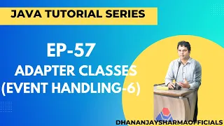 EP-57 Java Tutorial Adapter Classes Event Handling-6