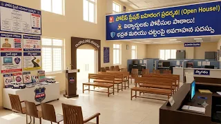 🚔 మందమర్రి:పోలీస్ స్టేషన్‌-ఓపెన్ హౌస్ కార్యక్రమం-విద్యార్థులకు పోలీసుల విధులపై అవగాహన-Mancherial|BT 