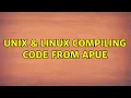Unix Linux Compiling code from apue 7 Solutions
