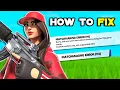 Fixing MATCHMAKING ERROR in Fortnite in 1 Minute
