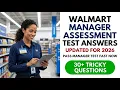 Walmart Manager Assessment Test Answers 2026 Pass the Tactical Leadership Test Fast Now