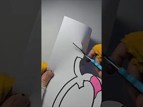 Paper Cut ✂️ Letter Q #diy #papercutting #shorts