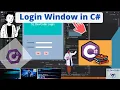 C Tutorials Projects 02 - Create a Login Window with C and SQL server Source Code Login Form