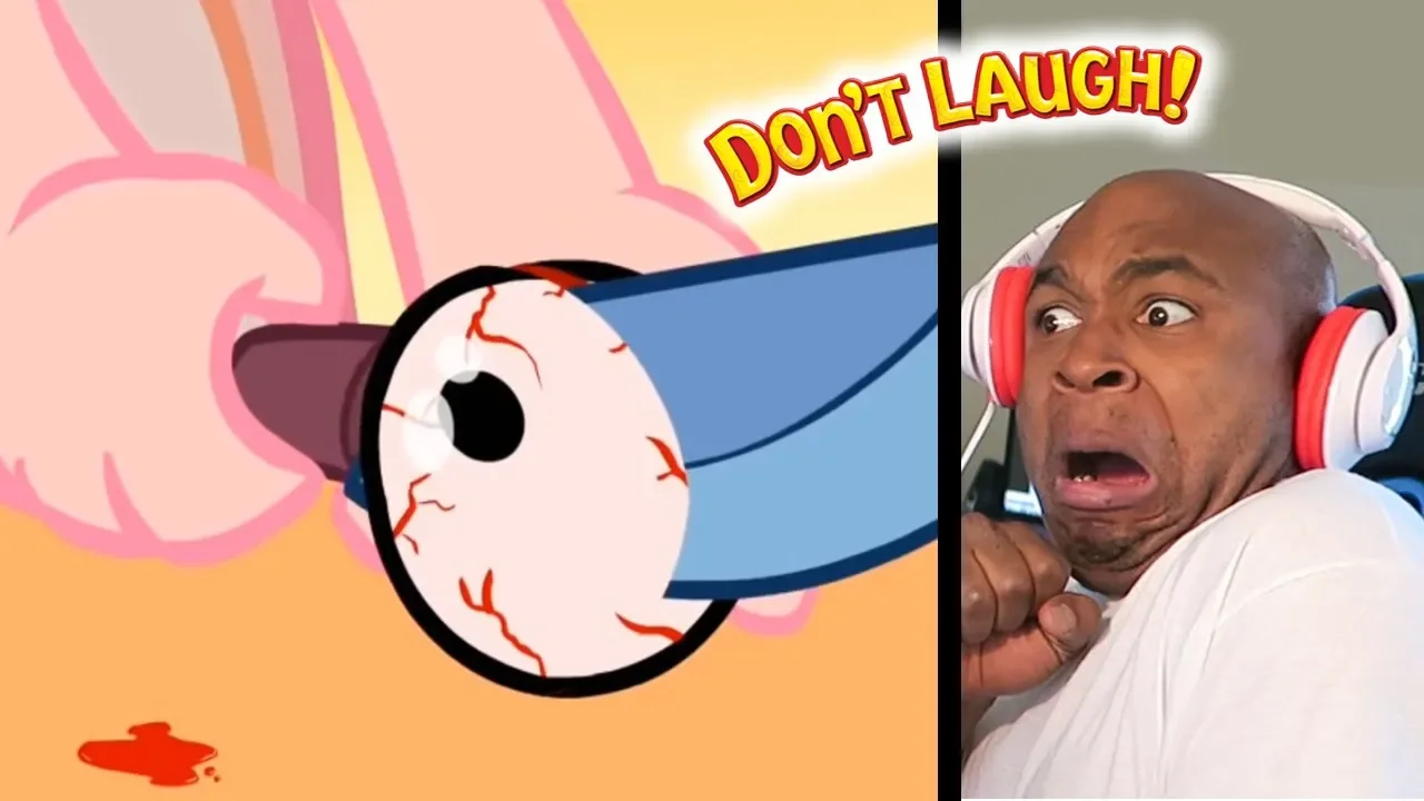 THESE ANIMATION'S ARE SCARIER THEN THEY ARE FUNNY #16 - Try Not To Laugh Challenge #73