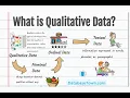 What is Qualitative Data Three Types of Qualitative Data