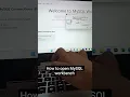 how to open MySQL workbench
