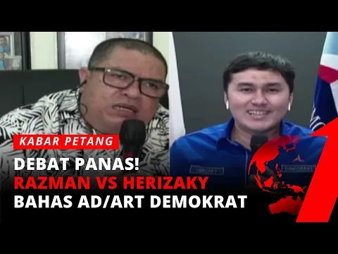 Panas! Herzaky Coba Jelaskan AD/ART Demokrat, Razman: Arif Kalau Ngomong Jangan Belok-belok! | tvOne