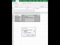 How to CREATE TABLES in Excel