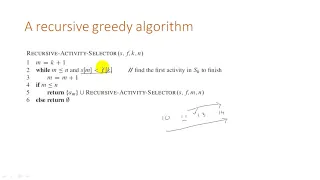 4 A recursive greedy algorithm