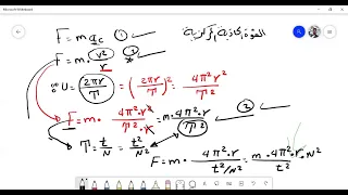 القوه الجاذبه المركزيه ليها اكتر من قانون شرح اونلاين مع خالد بكير 