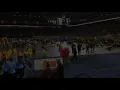 Wrestlers warm up for the MHSAA individual wrestling championships