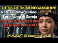 MUKJIZAT 21 Desember 2025! Warga Hindu Berlindung di Gereja Saat Puting Beliung Mengamuk di Bali