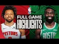 PISTONS at CELTICS FULL GAME HIGHLIGHTS December 15 2025