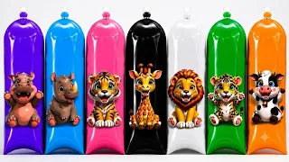 UNBOXING : panda,kanguru, kudanil,badak, kerbau,jerapah,singa,harimau,macan tutul.