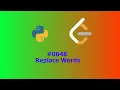 No Sound Leetcode 648 Replace Words