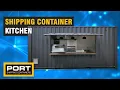 A Commercial Container Kitchen ready for business