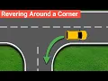How to Reverse Around a Corner Turning Around a corner Reversing Driving tips