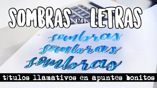 Download Sombras en las letras / APUNTES BONITOS CON TÉCNICA DE TÍTULOS / karlasnotes MP3